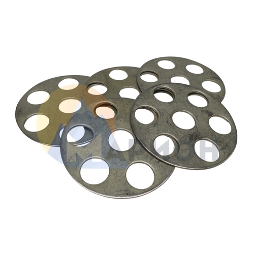 Планка круглая 40мм, 7 отверстий по 9мм