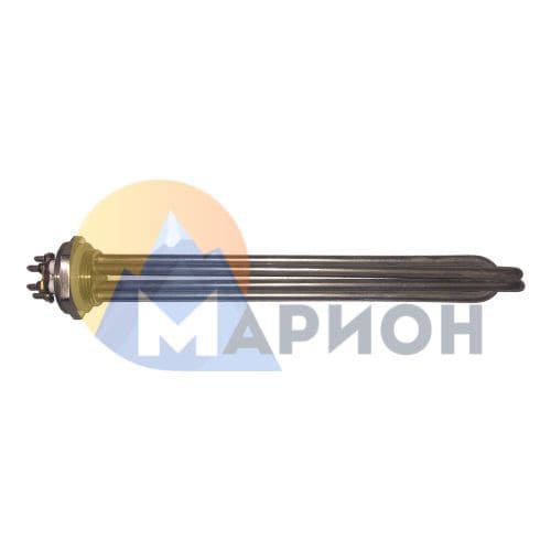 Блок ТЭН-6,0кВт, 220В (320мм.) G1 1/4" нерж/нерж (без колпака) JH