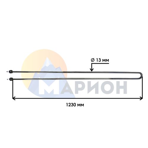 ТЭН для масла 250-А 13/3,15 Z нерж 380 (G1/2; мо50;Ф2)